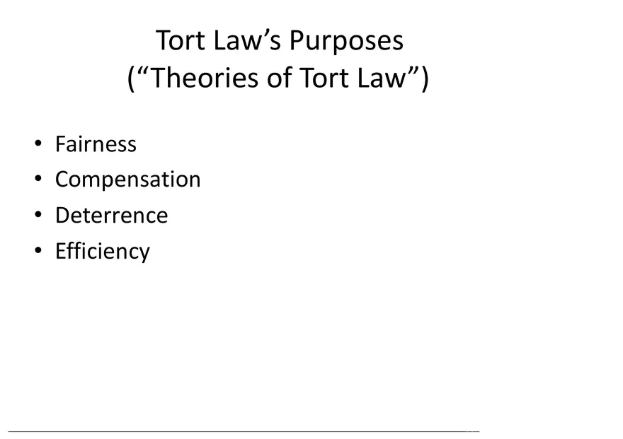 What is a Tort (Lecture) Part 3 - Page 5