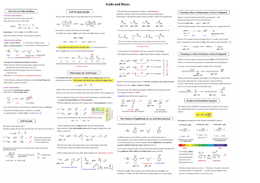 Acids and Bases - Page 1