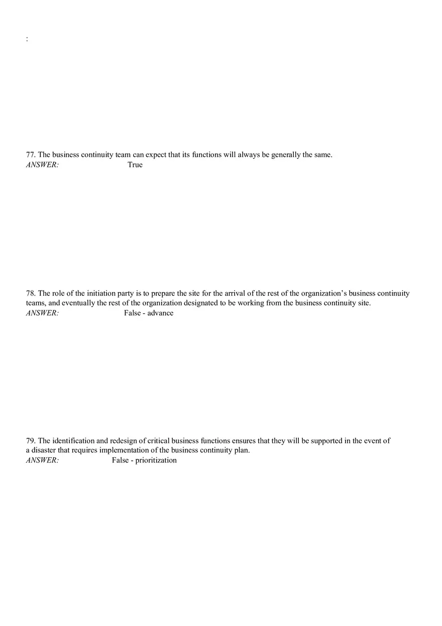 Business Continuity Answer Part 3 - Page 8