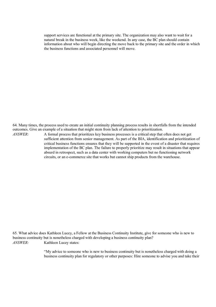 Business Continuity Answer Part 3 - Page 3