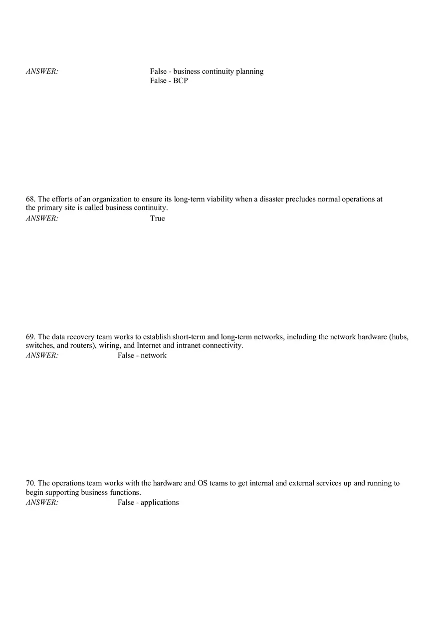 Business Continuity Answer Part 3 - Page 5