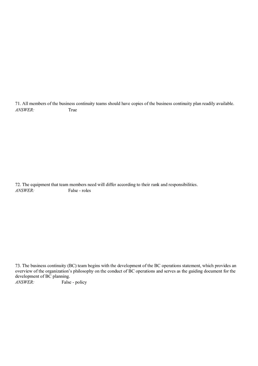 Business Continuity Answer Part 3 - Page 6