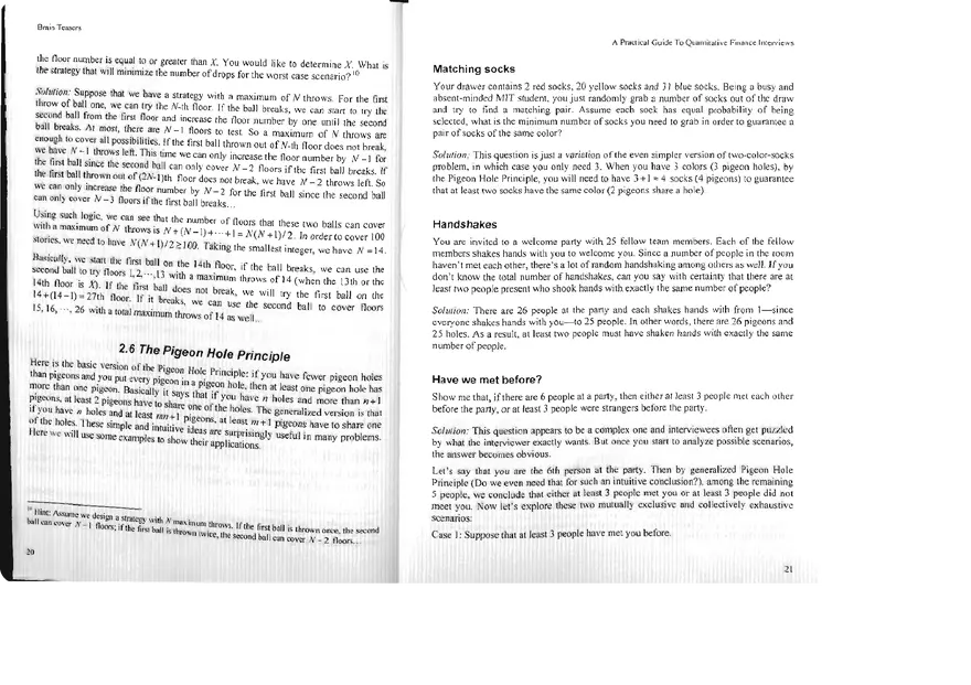 Practical Guide to Quantitative Finance Interviews Part 2 - Page 1