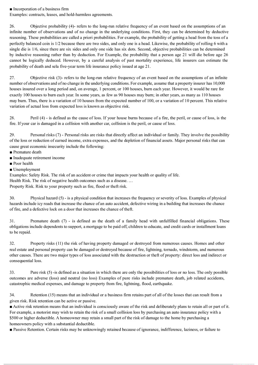 Insurance Quiz Study - Page 8