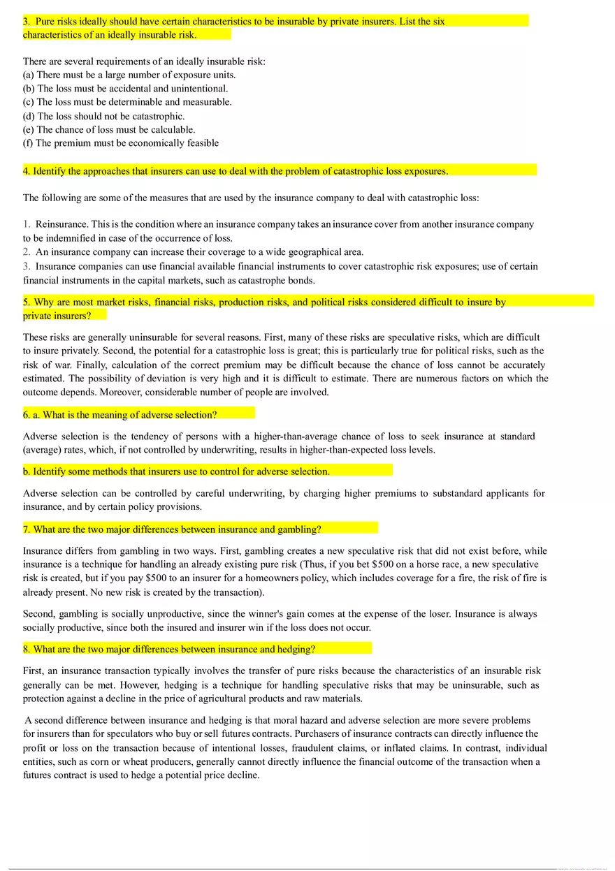 Insurance Quiz Study - Page 14