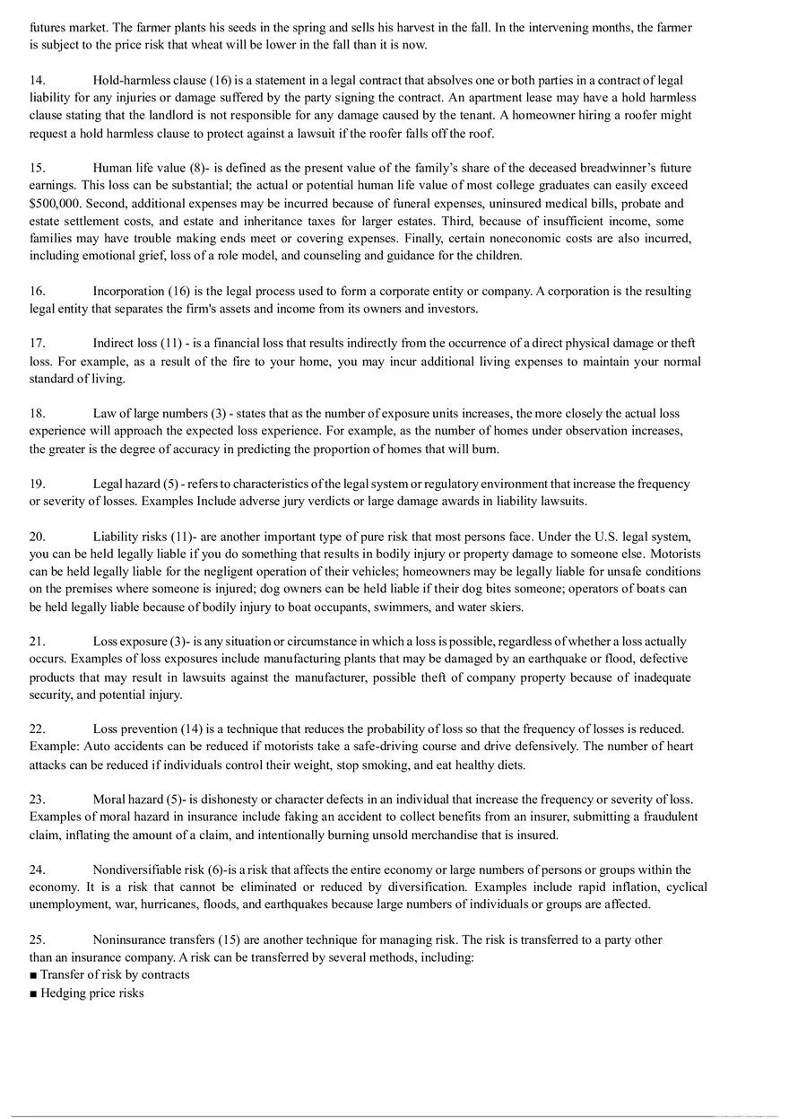 Insurance Quiz Study - Page 2