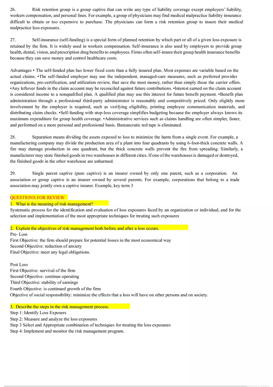 Insurance Quiz Study - Page 5