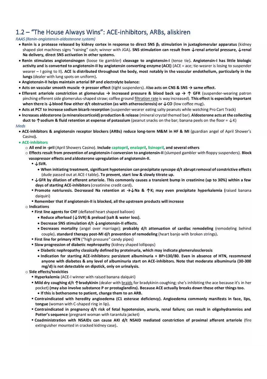 Circulatory (CV and Renal) - Page 3