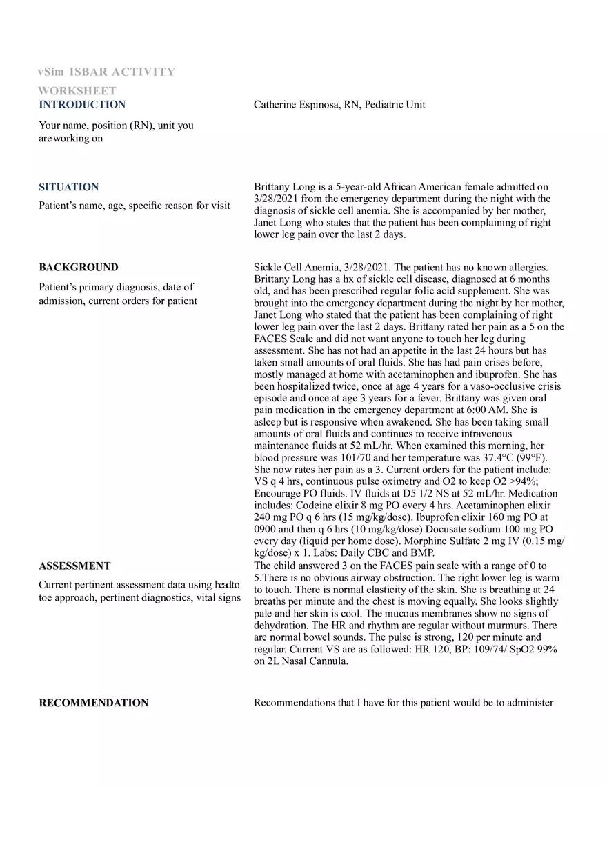 Brittany Long v Sim CP - Page 2