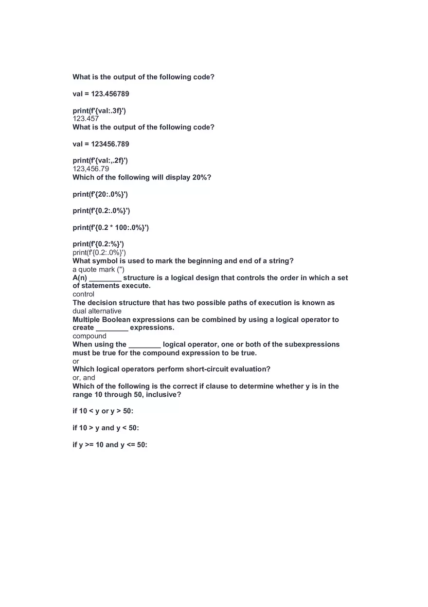 Python Notes 10 Answers - Page 2