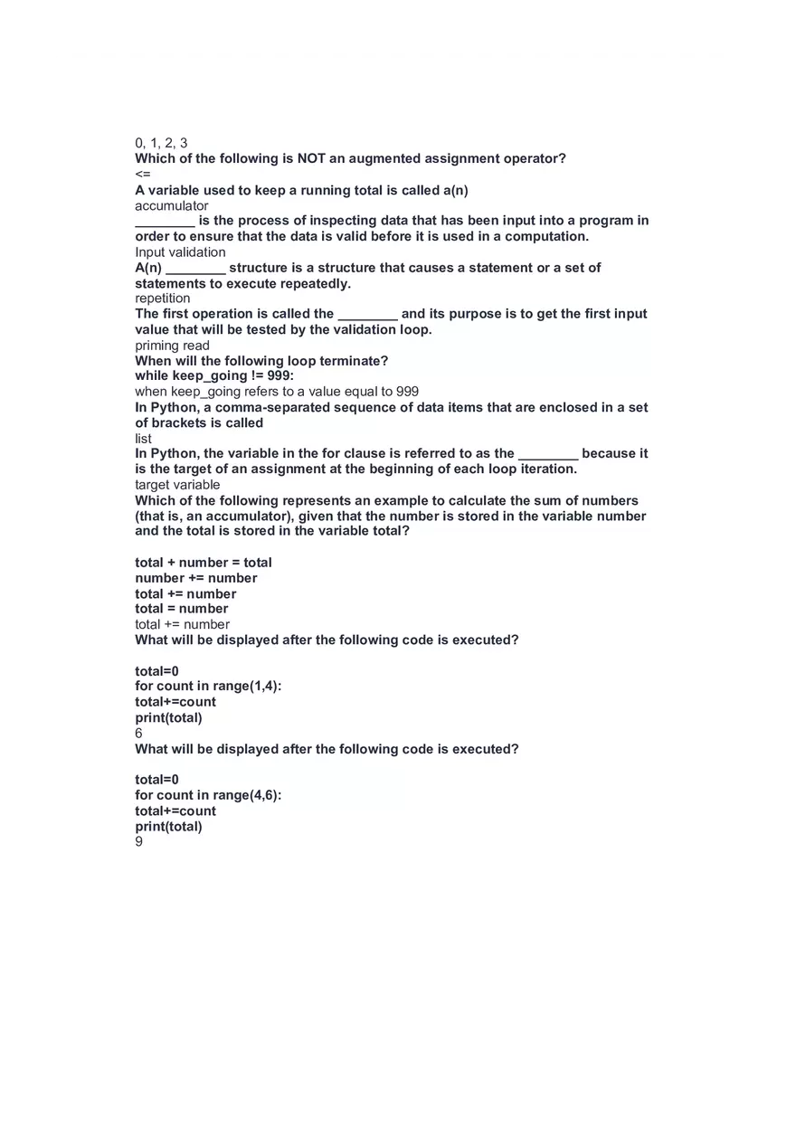 Python Notes 10 Answers - Page 6