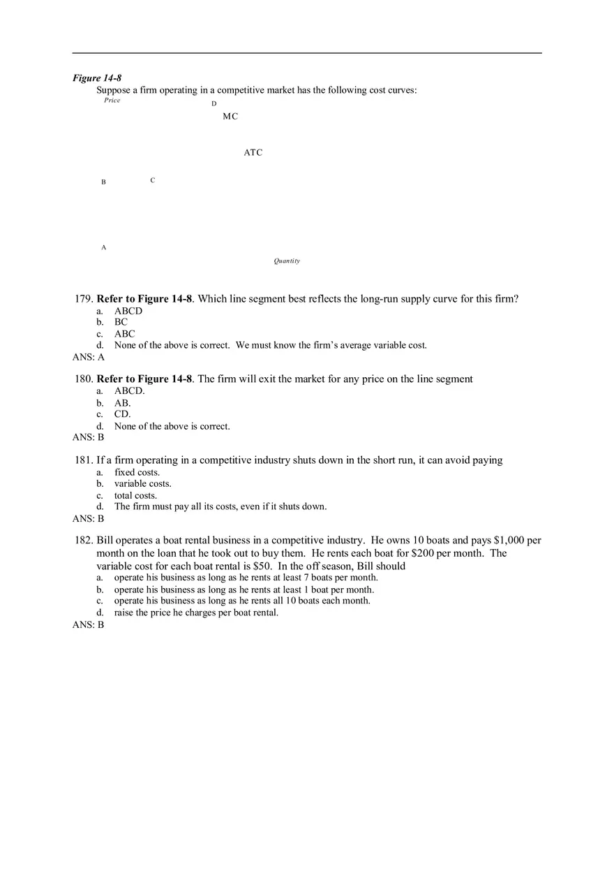 Chapter 14 Firms in Competitive Markets Answer Key Part 6 - Page 5