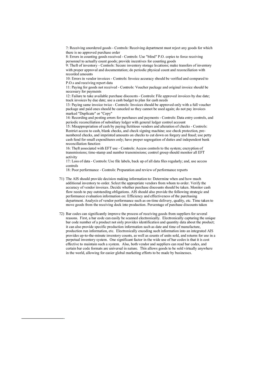 Accounting Information System Answer Key Chapter 11 - Page 7