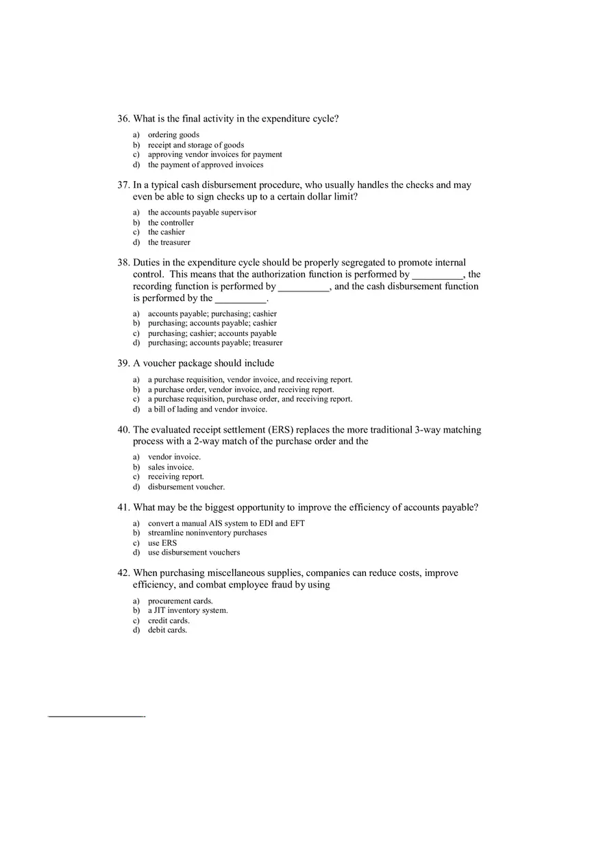 Accounting Information System Answer Key Chapter 11 - Page 13