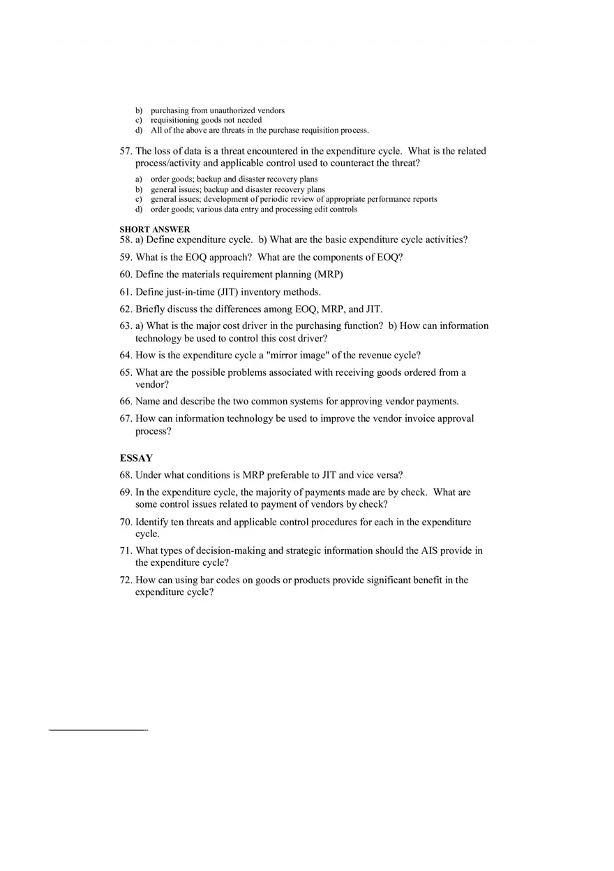 Accounting Information System Answer Key Chapter 11 - Page 5