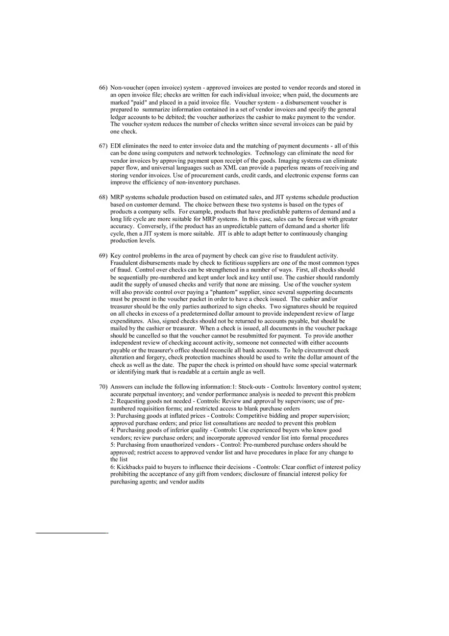 Accounting Information System Answer Key Chapter 11 - Page 6