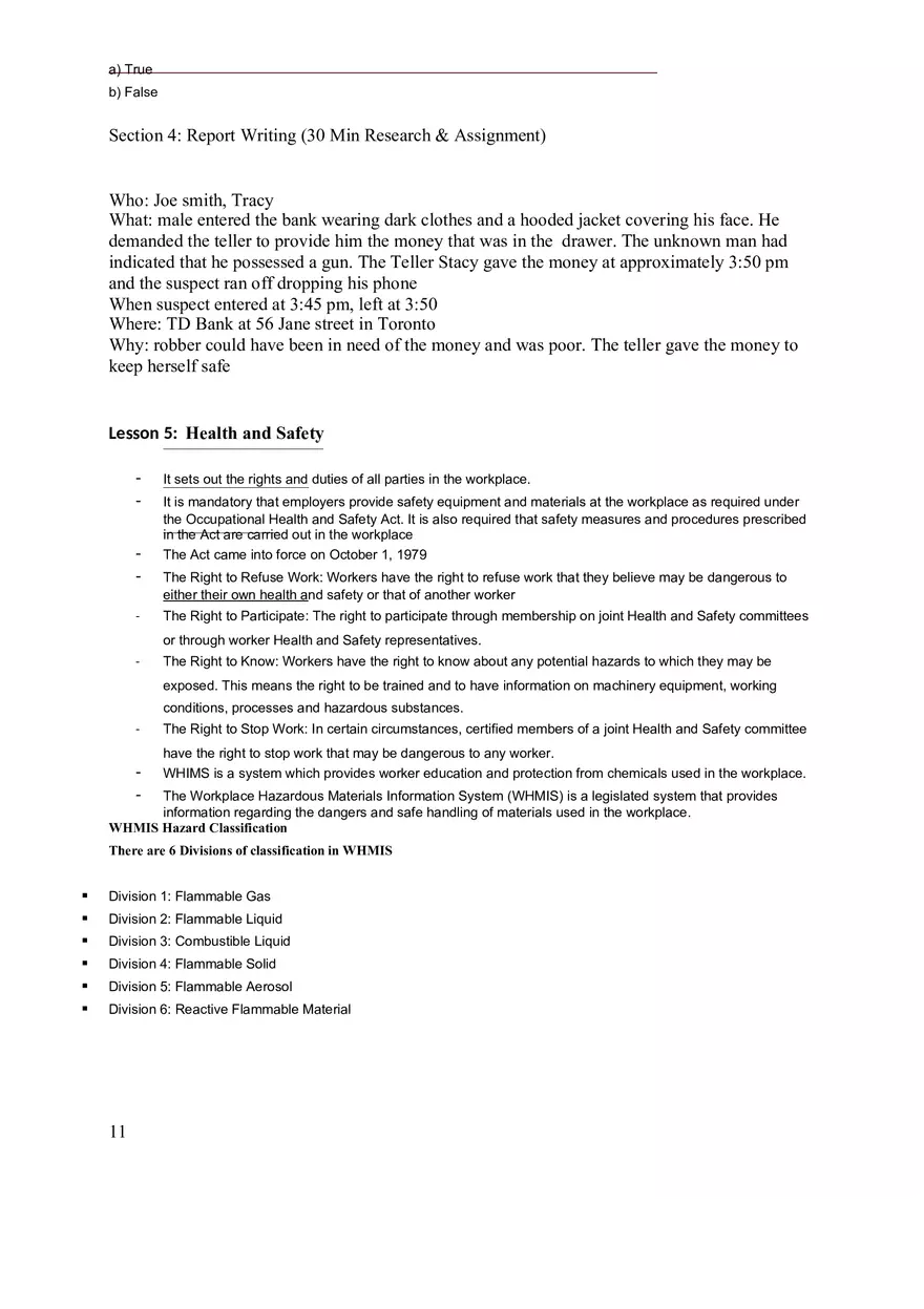 Security Guard Training Notes Questions and Answers - Page 3