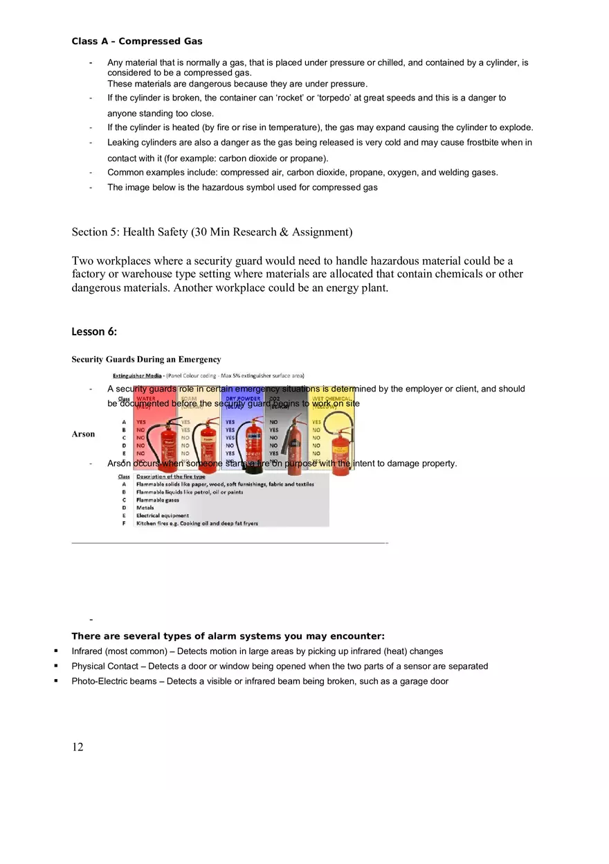 Security Guard Training Notes Questions and Answers - Page 4
