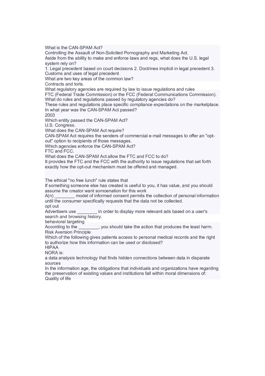 Introduction to Information Systems and Data Analytics Answers Part 2 - Page 7