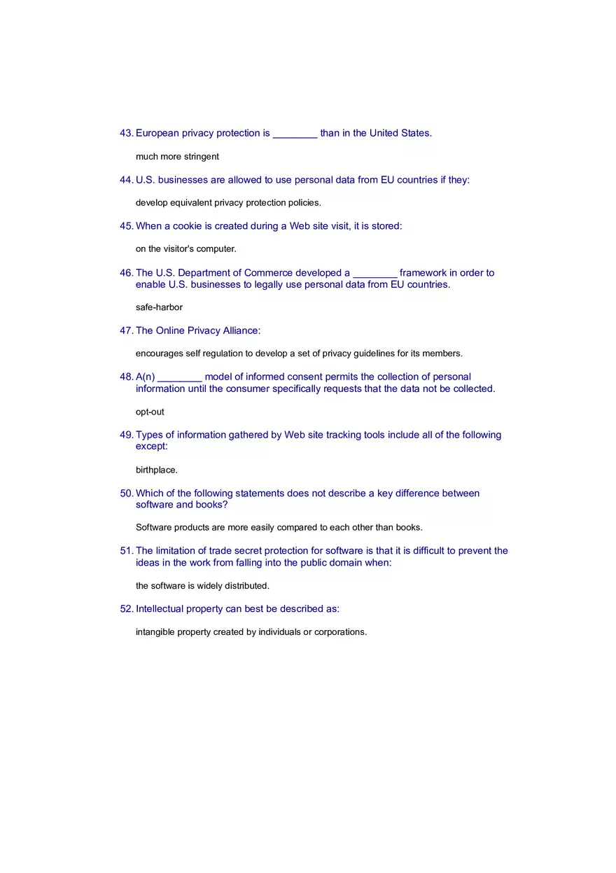 Introduction to Information Systems and Data Analytics Answers Part 2 - Page 1