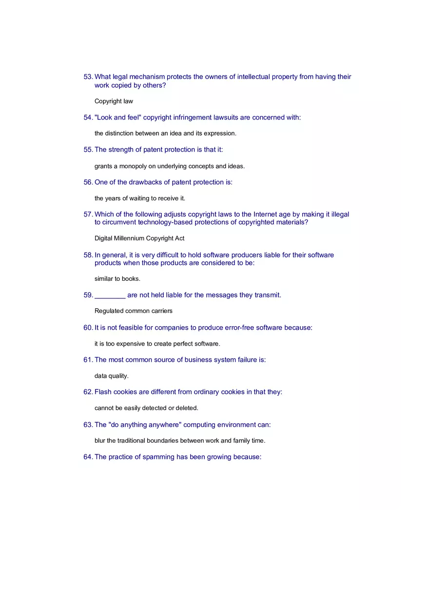 Introduction to Information Systems and Data Analytics Answers Part 2 - Page 2