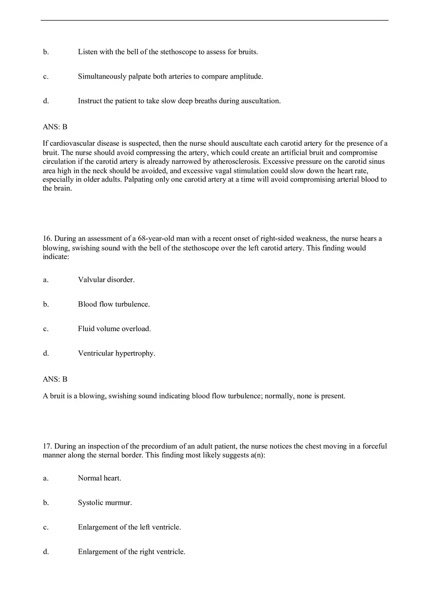 Chapter 20 Heart and Neck Vessels - Page 15