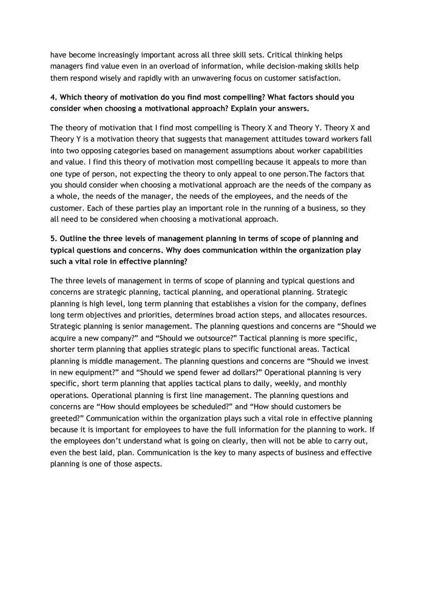 Business Enterprise Chapter 14 Questions - Page 2