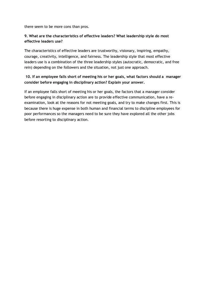 Business Enterprise Chapter 14 Questions - Page 4