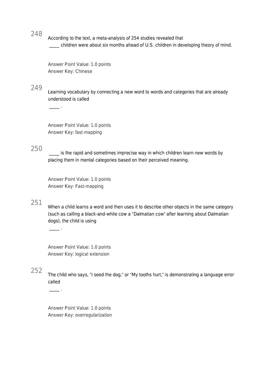 Early Childhood - Body and Mind Answers Part 8 - Page 7