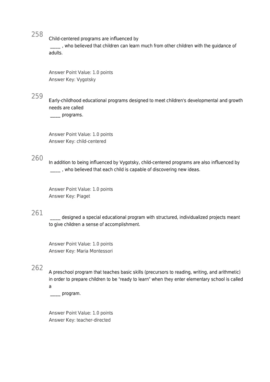 Early Childhood - Body and Mind Answers Part 8 - Page 9