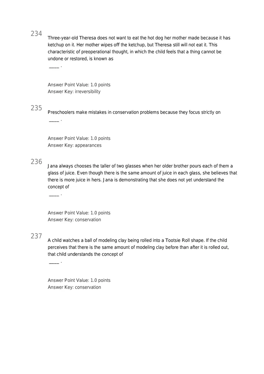 Early Childhood - Body and Mind Answers Part 8 - Page 4