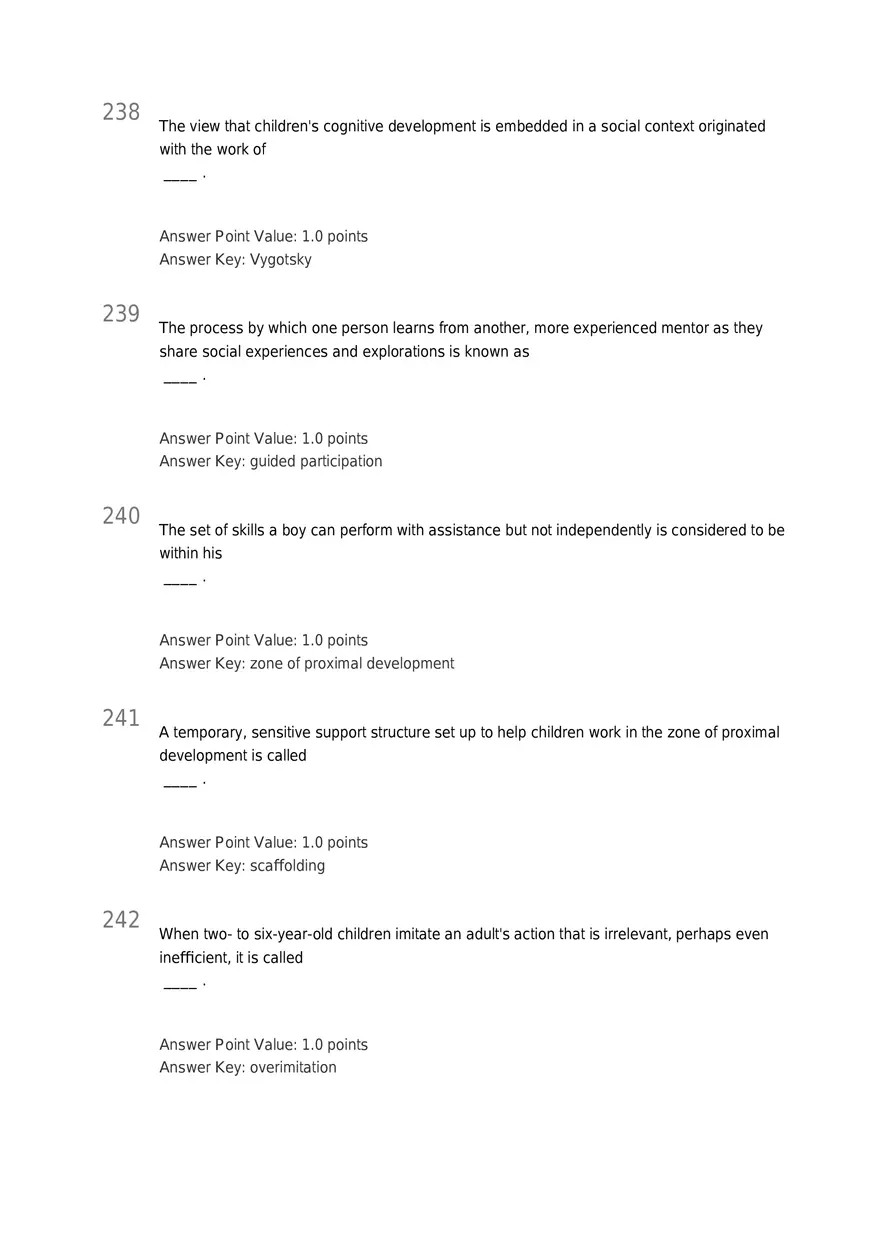 Early Childhood - Body and Mind Answers Part 8 - Page 5