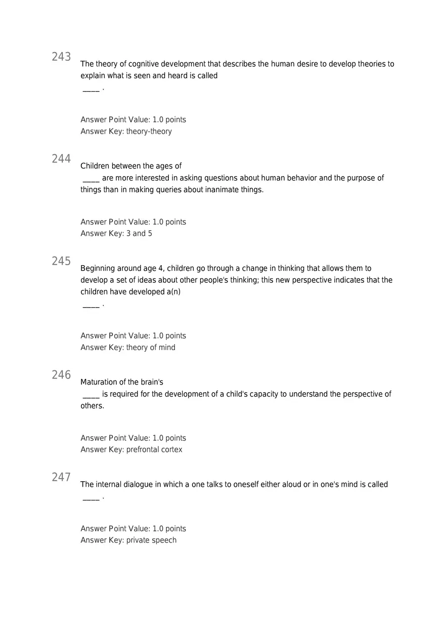 Early Childhood - Body and Mind Answers Part 8 - Page 6