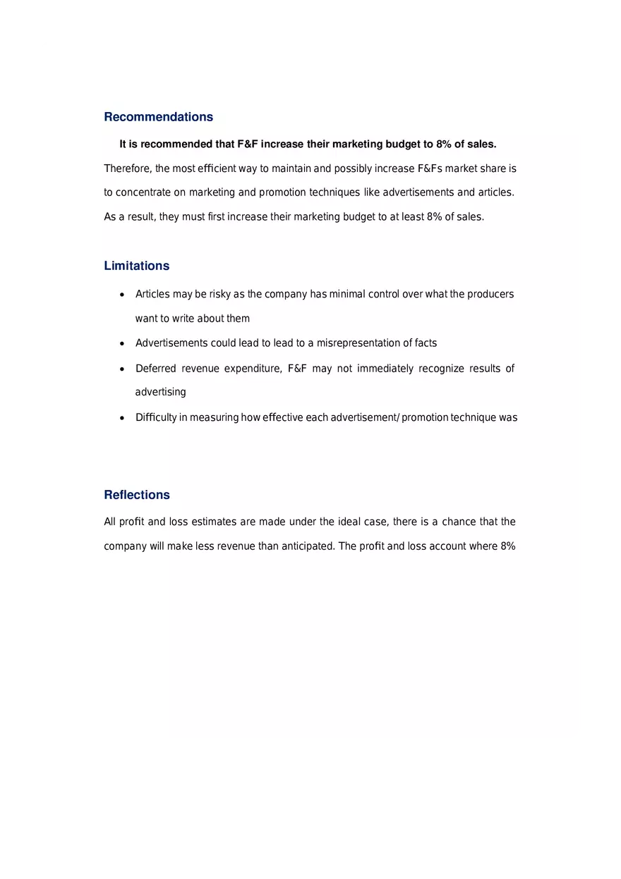Marketing Strategies for Frais and Fresh Part 1 - Page 3