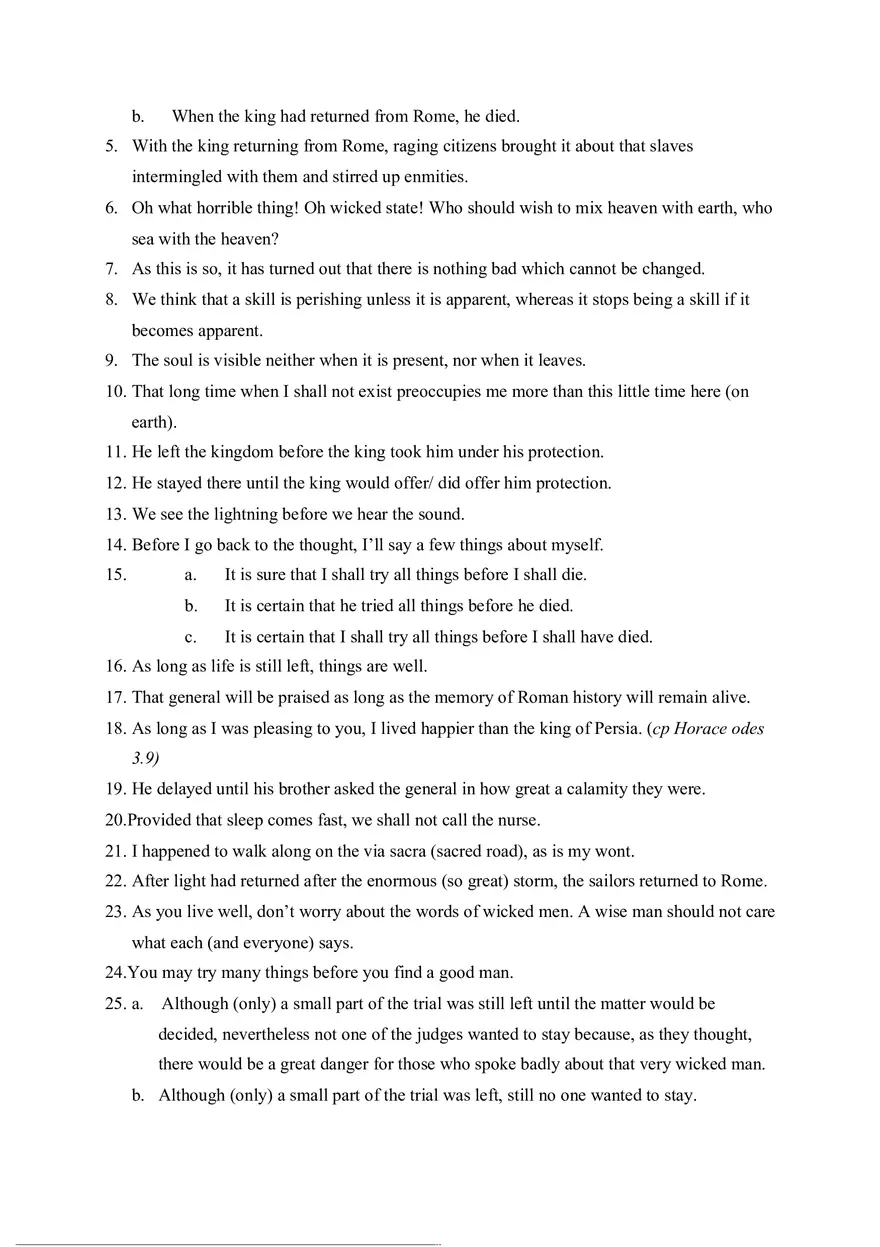 Answer Key for Latin. An Intensive Course Part 8 - Page 7