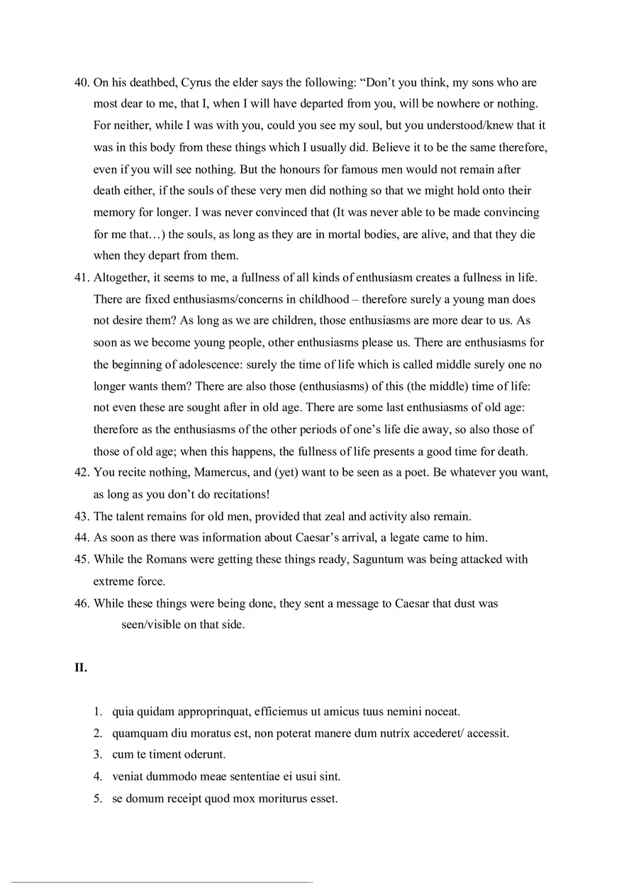 Answer Key for Latin. An Intensive Course Part 8 - Page 9