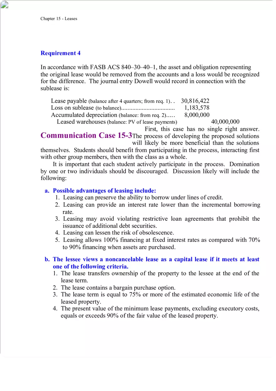 Accounting for Leases Part 13 - Page 1