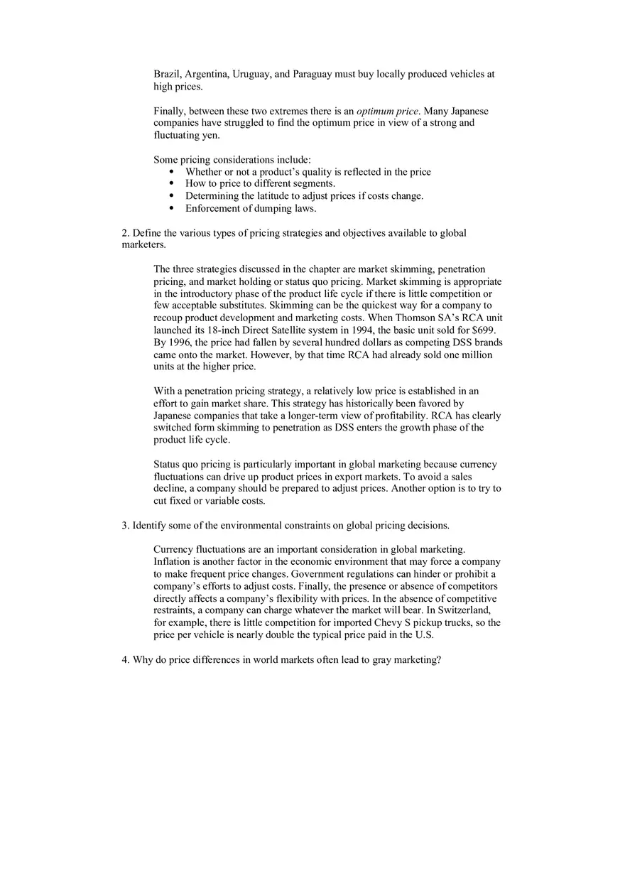 Pricing Decisions - Page 8