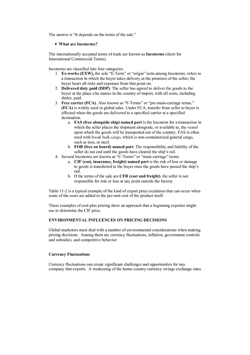 Pricing Decisions - Page 17