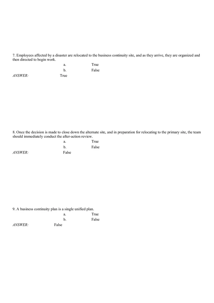 Business Continuity Answer Part 1 - Page 3
