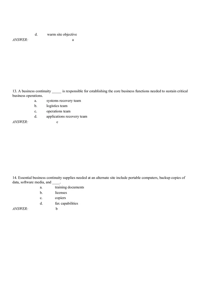 Business Continuity Answer Part 1 - Page 5