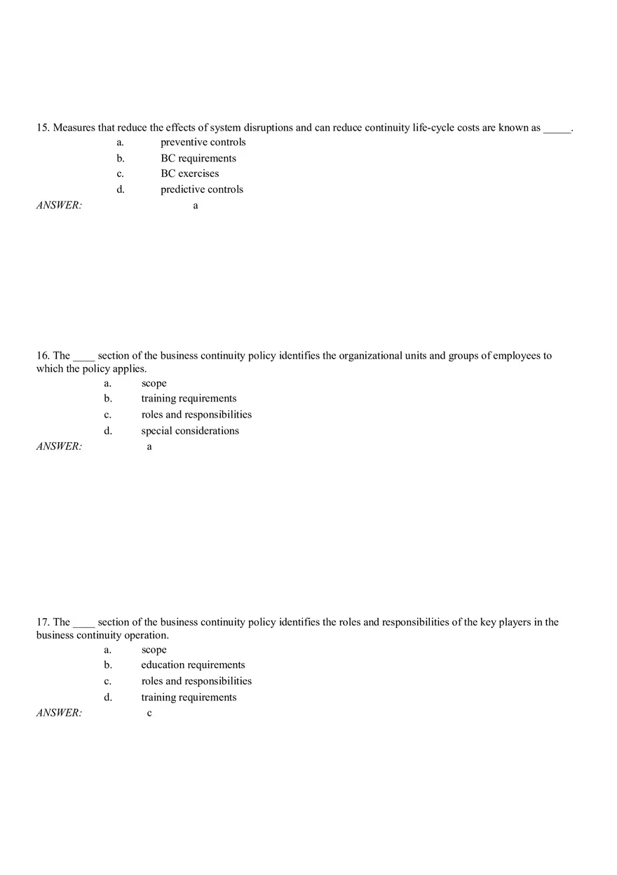 Business Continuity Answer Part 1 - Page 6