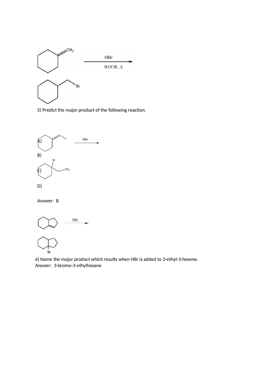 Reactions of Alkenes Part 1 - Page 3