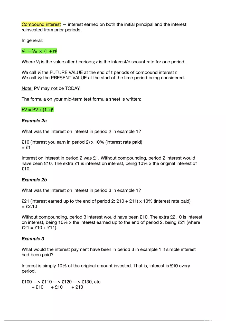 Business Finance Lecture 4 - Page 2