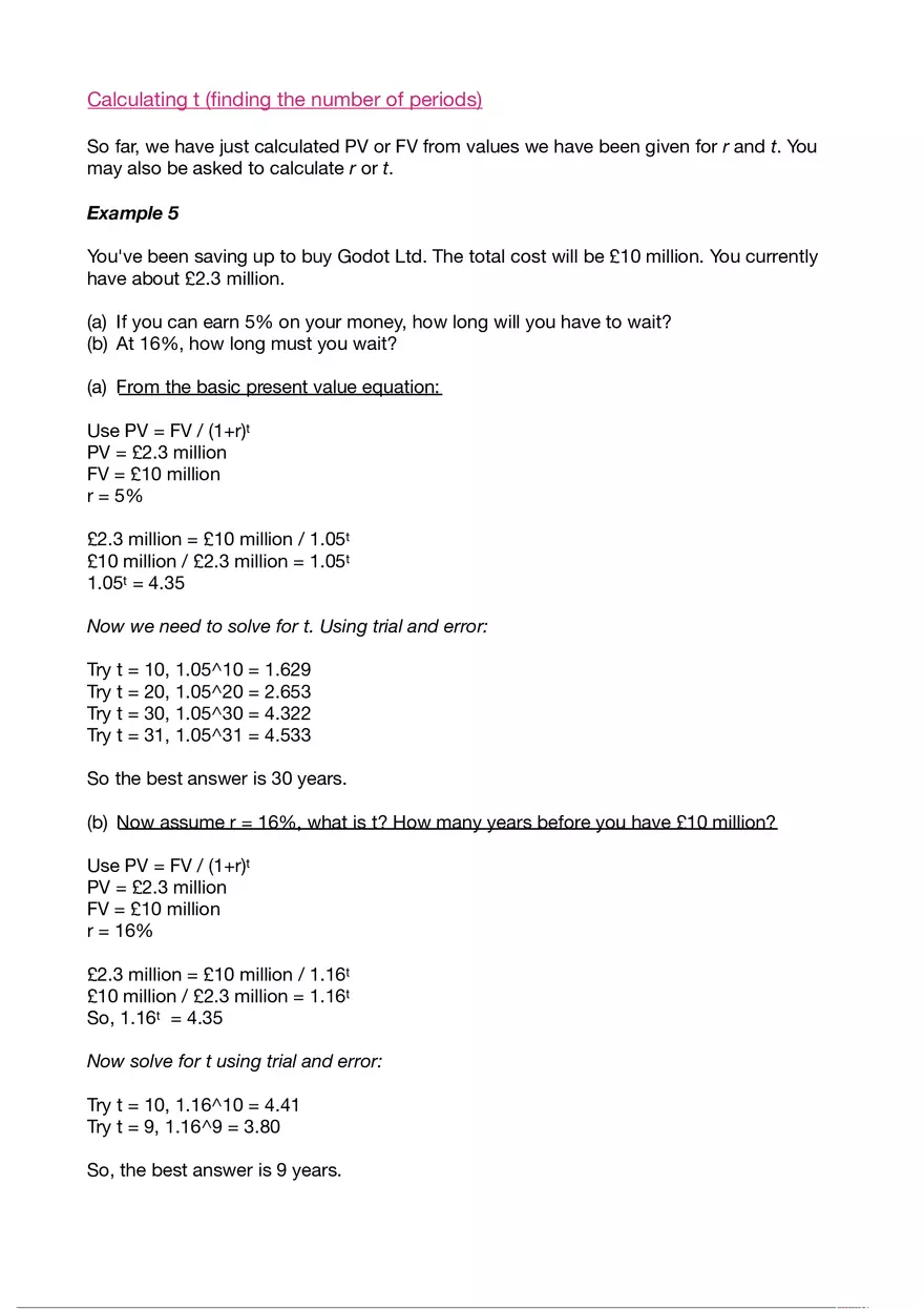 Business Finance Lecture 4 - Page 5