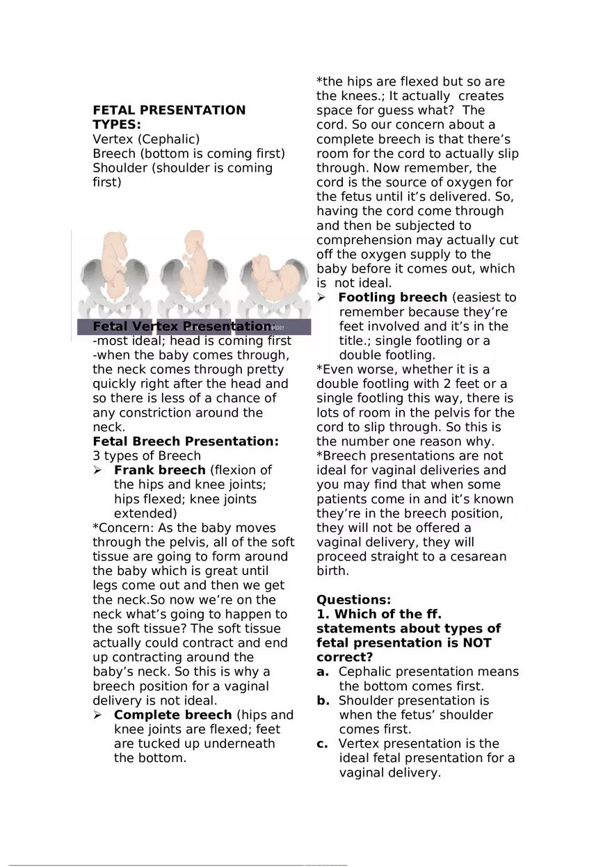 5 P's of Labor - Page 2