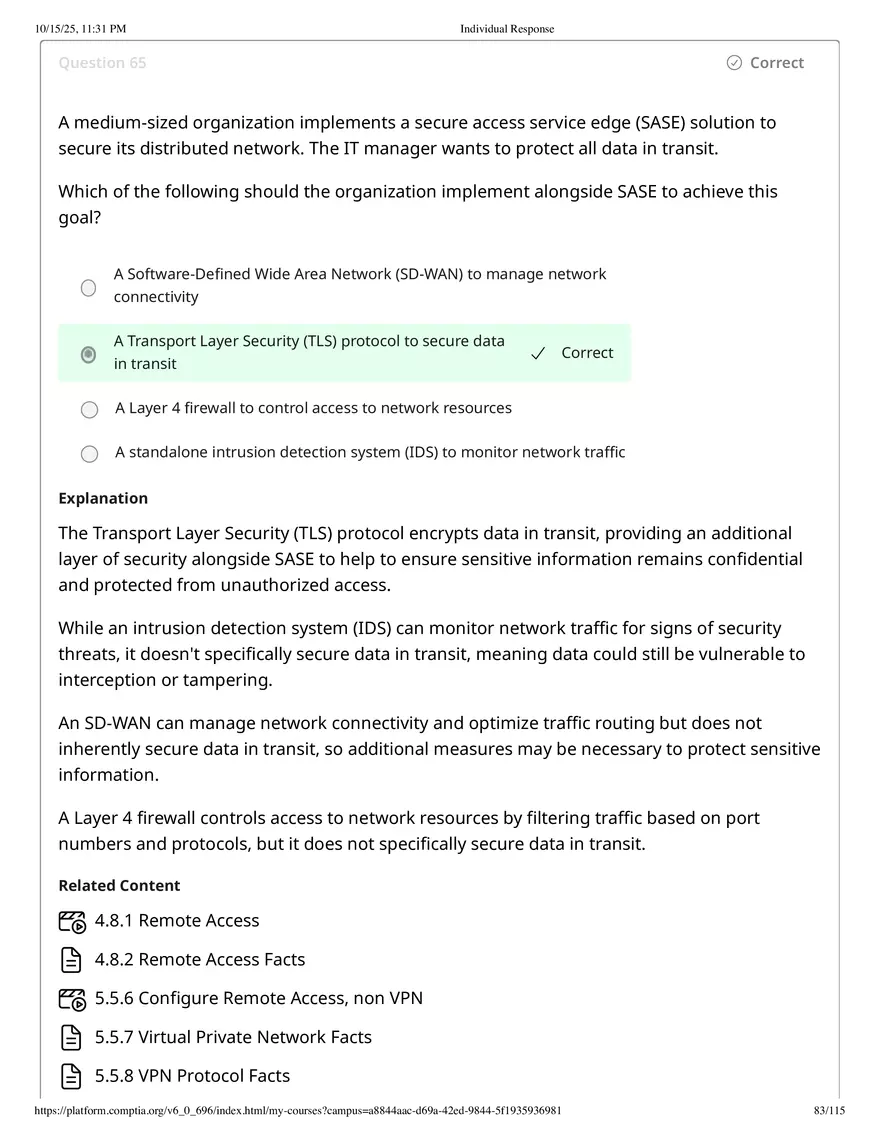 Fall 2025 Midterm Exam Configure a Screened Subnet - Page 97
