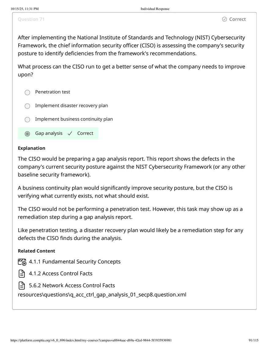 Fall 2025 Midterm Exam Configure a Screened Subnet - Page 106