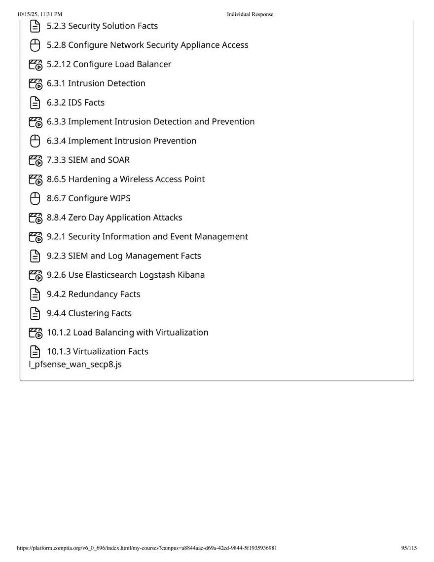 Fall 2025 Midterm Exam Configure a Screened Subnet - Page 110