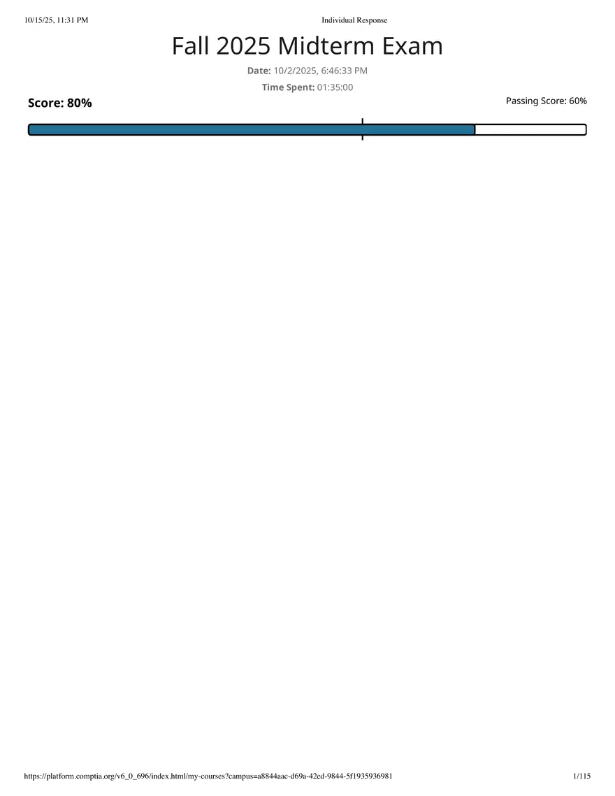Fall 2025 Midterm Exam Configure a Screened Subnet - Page 1